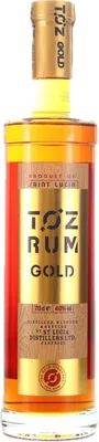 Bouteille de spiritueux : TØZ Rum Gold de la marque Saint Lucia Distillers