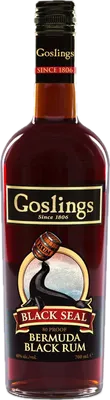 Bouteille de spiritueux : Black Seal Rum de la marque Goslings