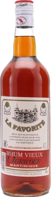 Bouteille de spiritueux : Rhum Vieux Agricole de la marque La Favorite