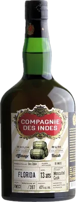 Bouteille de spiritueux : Florida 13 Ans – Single Cask de la marque Compagnie des Indes