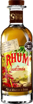 Bouteille de spiritueux : Rhum du Guatemala Solera de la marque La Maison du Rhum