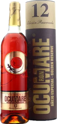 Bouteille de spiritueux : Ocumare Añejo Especial Golden Reserve de la marque Licorero del Centro