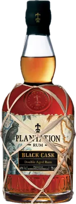 Bouteille de spiritueux : Black Cask Double Aged Barbados & Guatemala de la marque Plantation