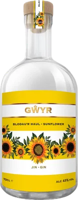 Bouteille de spiritueux : Blodaur Haul + Sunflower de la marque Gŵyr