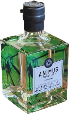 Bouteille de spiritueux : Pandan Gin de la marque Animus