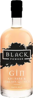 Bouteille de spiritueux : Rhubarb & Italian Quince Gin de la marque Black Powder