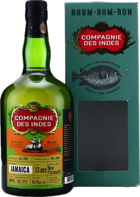 Bouteille de spiritueux : Jamaica (Bottled for Denmark) de la marque Compagnie des Indes