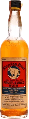 Bouteille de spiritueux : Extra Special Very Old Fruit-Cured Rum 1960s de la marque Russian Bear