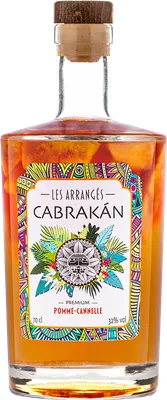 Bouteille de spiritueux : Pomme-Cannelle de la marque Cabrakán