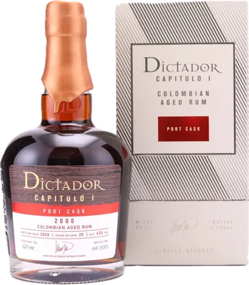 Bouteille de spiritueux : Capitulo 1 Sherry Cask 1996 de la marque Dictador