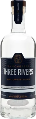Bouteille de spiritueux : Gin de la marque Manchester Three Rivers