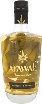 Bouteille de spiritueux : Mangue - Coriandre de la marque Arawak