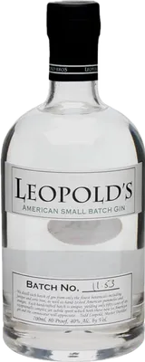 Bouteille de spiritueux : Leopold's American Small Batch Gin de la marque undefined