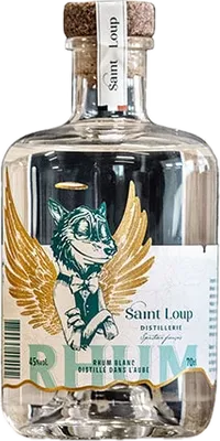 Bouteille de spiritueux : Rhum Blanc de la marque Distillerie Saint-Loup