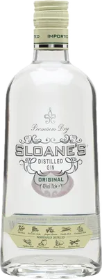 Bouteille de spiritueux : Dry Gin de la marque Sloane's