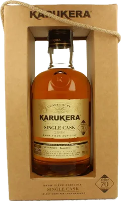 Bouteille de spiritueux : Single Cask de la marque Karukera