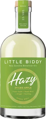 Bouteille de spiritueux : Hazy Spiced Apple de la marque Little Biddy