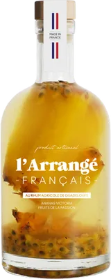 Bouteille de spiritueux : Fruits de la Passion Ananas Victoria de la marque L’Arrangé Français