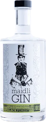 Bouteille de spiritueux : Blend 01 de la marque Maidli Gin