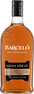 Bouteille de spiritueux : Gran Anejo de la marque Ron Barceló