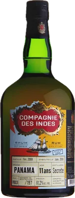 Bouteille de spiritueux : Panama (Bottled for Germany) de la marque Compagnie des Indes