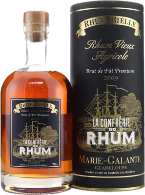 Bouteille de spiritueux : La Confrérie du Rhum de la marque Bielle