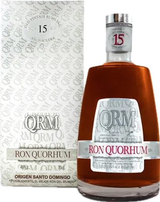 Bouteille de spiritueux : Ron Quorhum 15 Años Solera de la marque Quorhum