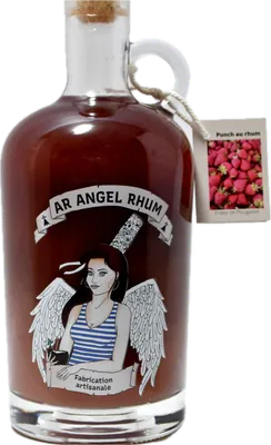 Bouteille de spiritueux : Punch Fraise de Plougastel de la marque Ar Angel Rhum