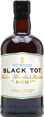 Bouteille de spiritueux : Master Blenders Reserve 2022 de la marque Black Tot Rum