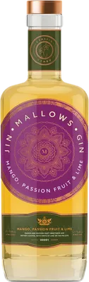 Bouteille de spiritueux : Mango, Passion Fruit & Lime de la marque Mallows Gin