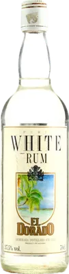 Bouteille de spiritueux : White Rum de la marque Demerara Distillers Ltd