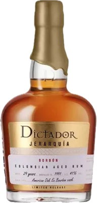 Bouteille de spiritueux : Jerarquia Borbon 29 Years 1991 41% de la marque Dictador