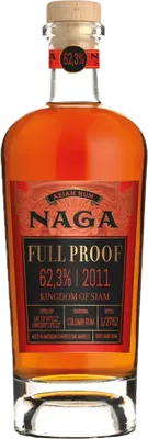 Bouteille de spiritueux : Full Proof 62,3% 2011 de la marque Naga