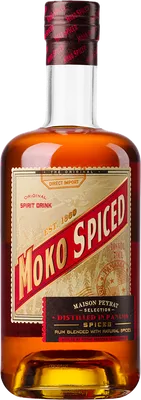 Bouteille de spiritueux : Spiced de la marque Moko