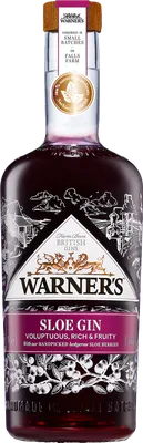 Bouteille de spiritueux : Sloe Gin de la marque Warner's