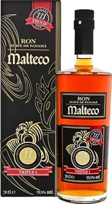 Bouteille de spiritueux : Malteco Triple 1 de la marque Bodegas de America S.A
