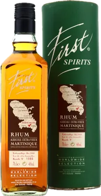 Bouteille de spiritueux : First Spirits Martinique Rhum Agricole de la marque Dugas