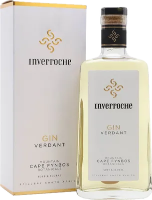 Bouteille de spiritueux : Verdant Gin de la marque Inverroche