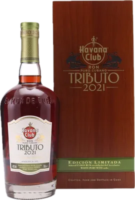 Bouteille de spiritueux : Tributo de la marque Havana Club