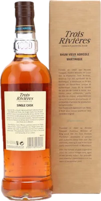 Bouteille de spiritueux : Single Cask de la marque Trois Rivières