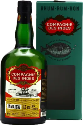 Bouteille de spiritueux : Jamaica 12 Ans High Proof – Single Cask de la marque Compagnie des Indes