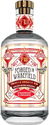 Bouteille de spiritueux : Strawberry & Cinnamon de la marque Forged in Wakefield