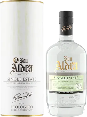 Bouteille de spiritueux : Single Estate Ron Ecológico 2019 de la marque Ron Aldea