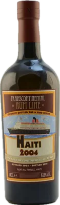 Bouteille de spiritueux : Haiti 2004 de la marque Transcontinental Rum Line