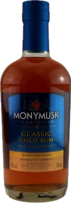 Bouteille de spiritueux : Classic Gold Rum de la marque Monymusk