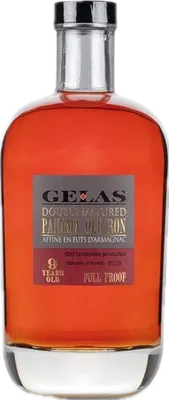 Bouteille de spiritueux : Double Matured Panama Rum Full Proof de la marque Gélas