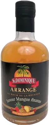 Bouteille de spiritueux : Arrangé Saveur Mangue Ananas de la marque St Dominique