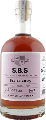 Bouteille de spiritueux : Belize de la marque S.B.S