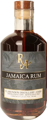 Bouteille de spiritueux : Jamaica Rum de la marque Rum Artesanal