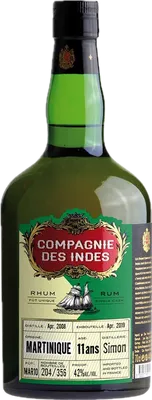 Bouteille de spiritueux : Martinique de la marque Distillerie du Simon